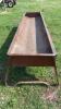 10ft Cypress Ind metal feed trough - 2
