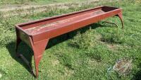 10ft Cypress Ind metal feed trough (only used 1 season)