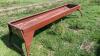 10ft Cypress Ind metal feed trough (Used only 1 season)