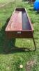 10ft Cypress Ind metal feed trough (Used only 1 season) - 2