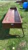 10ft Cypress Ind metal feed trough (used 1 season) - 3