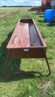 10ft Cypress Ind metal feed trough (used 1 season)