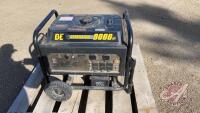 BE portable Generator 9000 watts, 420cc (15hp) electric/recoil start PowerEase gas engine (weak battery) manual, s/n 420A1412003079, J41 ***manual***