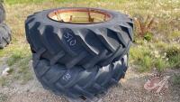 15x34 Tires suitable for silage feeders (2), J10
