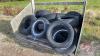 Tires for silage tarp weights, J10 - 3