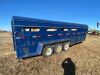 *2001 Real Industries triple axel stock trailer, VIN#2R9G7LC3311020715, Owner: Estate of John G Morrice, Seller: Fraser Auction__________ - 7