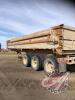 1998 Arrow Semi Trailer, 31' Gravel Box, VIN#2L9DSCC30W1078322, SAFETIED, J60, Owner: Leon Isaac, Seller: Fraser Auction______________________ ***TOD, SAFETY*** - 2