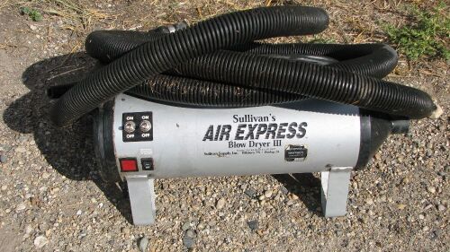 Sullivan Air-Express cattle blower w/heat boost & long hose