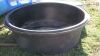 round poly water trough approx 300-gal
