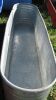 galvanized water trough approx 200-gal - 2