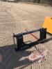 HLA Quick attach bale spear, skidsteer mount, J64 - 2