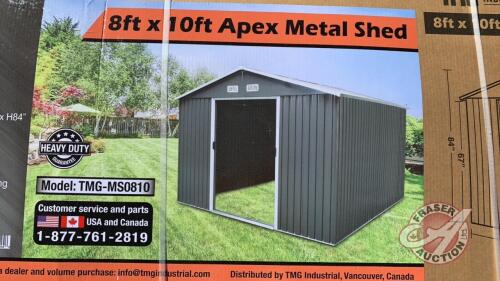 Metal Shed Apex 8x10