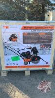 Concrete floor saw 14inch (6.5hp Loncin G200F gas engine), J61