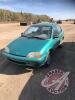 1995 Geo Metro, 199,252 showing, VIN# 1C1MR529XS6709381, J73, Owner: Gregory Charles Williams, Seller: Fraser Auction______________________________ ***TOD, keys & remote*** - 11