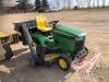 JD 345 Lawn Mower with 54" deck, power steering, 1497 showing, s/n M00345B098722, J76 ***keys & manual*** - 3