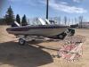 15’ Vanguard Boat MB6818811 with 70Hp Force, Homemade boat trailer with newer tires, J75 Owner: John W Webb, Seller: Fraser Auction___________________ ***TOD & KEYS*** - 4