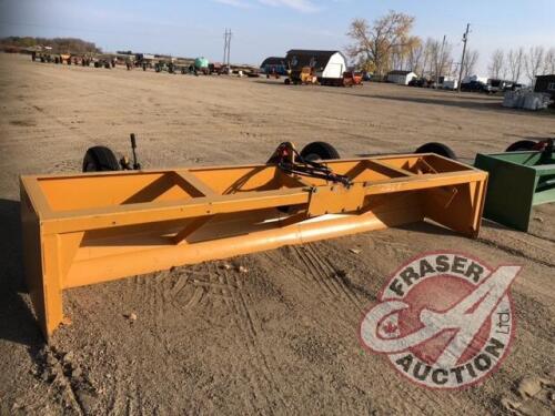 12' Box Blade Land leveller - yellow, J79