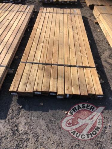 4x4x9ft Sienna lumber, J55