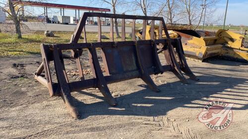 14' Fleco Root Rake - off Komatsu D85 Crawler, J47