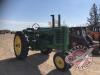 1950 Model G John Deere Tractor, no meter, hand crank s/n 42126, J89 ***keys & Hand crank & hyd plugs*** - 2