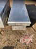 Truck Tool Box, checker plated, J82