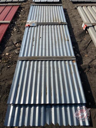 1/2" Corrugated Galvanized Cladding, 30@124" , J69