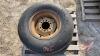 New 11L-15 12 ply tires on used rim, J90 - 4