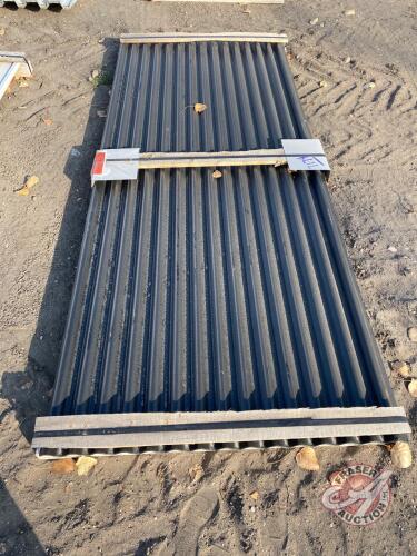 7/8" Corrugated Black Cladding, 19@96", J69