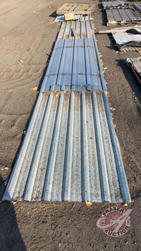 Used Galvanized & Blue Cladding Bundle, J10