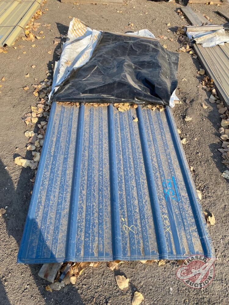 Blue Cladding 23 sheets 8 ft, J10