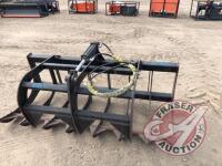 66” skid steer trash grapple, J95