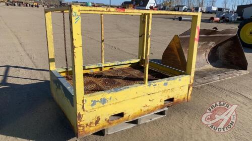 4'x6' work platform - Safety basket for fork lift, J71