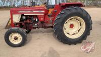 IH 574 Tractor w/rebuilt motor, 3pt, brakes need TLC, hyd not working 100%, J107 ***KEYS***