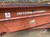 International 540 s/a manure spreader, s/, 1190845C001816, NO pto, J109 - 2