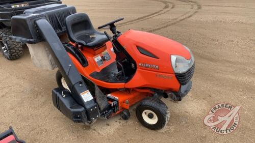 Kubota T1870 Lawn Tractor w/48” cut, bagger, no hr meter, J119 ***keys***