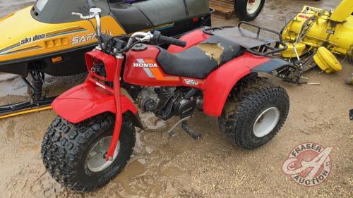 Honda 3-wheeler, 125cc, J123 ***keys***