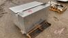 Checker Plate skidtank - Tool box combo, J129 (no pump) - 3