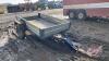 Bridgeview 55" x 97" s/a utility Trailer - NO TOD, FARM USE ONLY, J109, (Inside 50" x 92.5") - 2