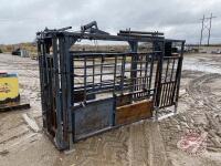 Homemade Cattle Chute w/palp cage, J51