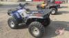 2004 Polaris 700 Twin Sportsman 4x4 quad (Blue), 6156 showing VIN# 4XACH68AX4A013223 - 5