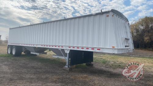 2009 40’ Jetco t/a Aluminum hopper grain trailer, VIN# 5JNGA40299H000936 ***SAFETIED***, Owner: William A Flynn, Seller: Fraser Auction_______________