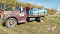 1969 GMC 960 s/a grain truck, 77,322 showing, VIN# C9E639P014906, Owner: Donald B Robin, Seller: Fraser Auction________________