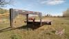 24' t/a 5th wheel flat deck trailer, VIN# NONE, Owner: Donald B Robin, Seller: Fraser Auction_______________________ - 4