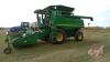 JD 9660 STS Bullet Rotor combine, 2124 thrashing & 3010 engine hours showing, s/nH09660S706306 - 2