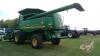 JD 9660 STS Bullet Rotor combine, 2124 thrashing & 3010 engine hours showing, s/nH09660S706306 - 12