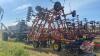 40’ Bourgault 8810 with Bourgault 5350 air cart, s/n Cart 37853AS-12,