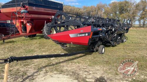 30’ CaseIH 2062 Flex Draper header w/873 MacDon adapter