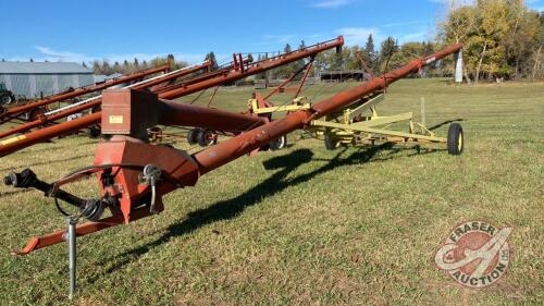 Farmking 1050 PTO swing hopper auger, s/n9100113