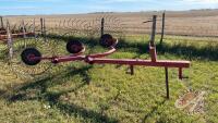 3-wheel 3PT hay rake