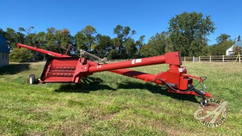 buhler Farm King 10x60 PTO swing hopper auger, s/n217500088